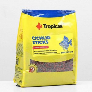 Корм для цихлид Cichlid Sticks в виде плавающих палочек, 1 кг