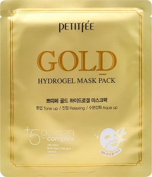 Гидрогелевая маска для лица с какао Petitfee Cacao Energizing Hydrogel Face Mask, ,