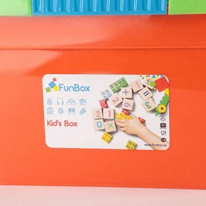 Контейнер для xранения с крышкой FunBox Kid's Box, 10 л, 37,5?25,5?16 см, цвет МИКС