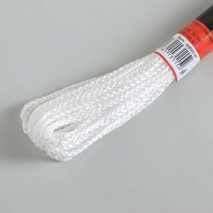Шнур-верёвка вязаный с сердечником, ПП, d=2 мм, 10 м, цвет МИКС