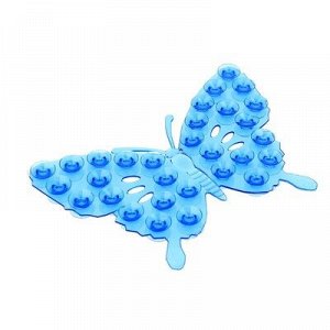 Мини-коврик для ванны «Ажурная бабочка», 9?12 см, цвет МИКС