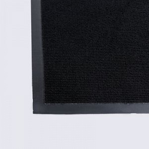 Коврик придверный влаговпитывающий, иглопробивной, «Эконом», 40?60 см, цвет чёрный
