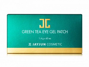 Гидрогелевые патчи для глаз с экстрактом пудры листьев зеленого чая JayJun Green Tea Eye Gel Patch 60 шт