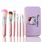 Набор кистей для макияжа Hello Kitty Pink 7 шт