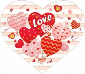 Мини-открытка "Love"