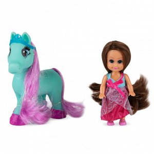 Набор игрушек Sparkle Girlz "Принцесса с питомцем" (кукла 11,5 см, питомец, аксесс., в ассорт.)