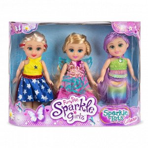 Набор кукол Sparkle Girlz "Сказочные подружки" (15,5 см, подвижн., аксесс., в ассорт.)