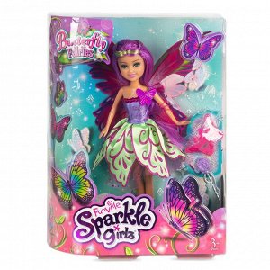 Кукла Sparkle Girlz "Фея бабочка" (26,5 см, подвижн., аксесс., в ассорт.)