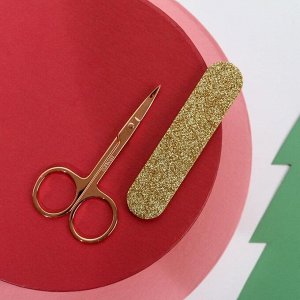 Ножницы и пилочка для маникюра Santa baby