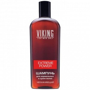 Шампунь для нормальных и сухих волос Viking Extreme Power, увлажняющий, 300 мл