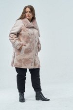 Дубленка Розовый милитари