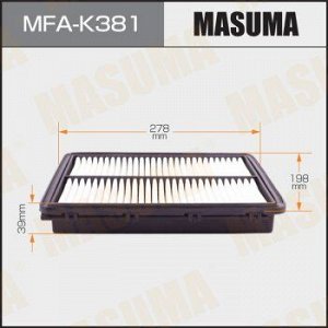 Воздушный фильтр MASUMA LHD KIA OPTIMA, HYUNDAI SONATA 14- (1/40)
