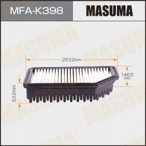 Воздушный фильтр MASUMA LHD KIA SOUL / GAMMA, NU (1/40)