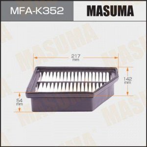 Воздушный фильтр MASUMA LHD SSANGYONG ACTYON II 10- (1/40) MFA-K352