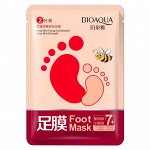 BIOAQUA Питательная маска для ног с медом, 35 г