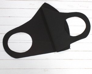 Защитная маска многоразовая Черная F7852