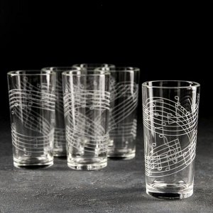Набор стаканов GiDGLASS «Джаз», 230 мл, 6 шт