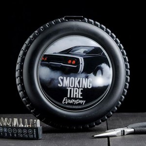 Набор инструментов в колесе "Smoking tire", 24 предмета