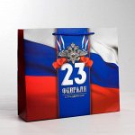Пакет ламинированный горизонтальный «С Праздником!», ML 27 ? 23 ? 8 см
