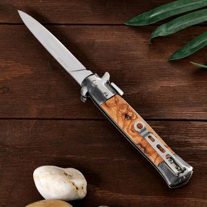 Нож складной "Сумрак" сталь - 65х13, рукоять - дерево, 23 см