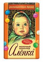 Шоколад &quot;Алёнка&quot; с разноцветным драже,15г