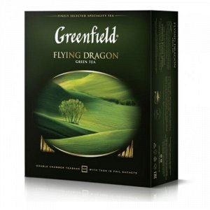 Чай зеленый Гринфилд Greenfield Flying Dragon, 100 пак