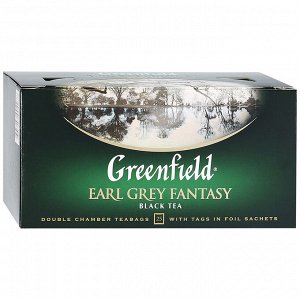 Чай Гринфилд с Бергамотом Greenfield Earl Grey Fantasy, 25 пак