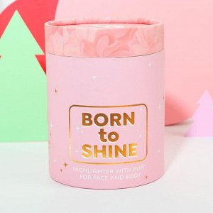 Пуховка с блестками для естественного сияния кожи Born to shine