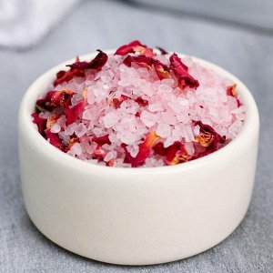 Соль с лепестками роз "Самой лучшей на свете" 250 г аромат розы