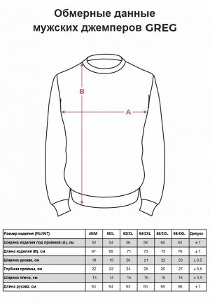 Джемпер мужской GREG G121-AC165 (св.салат)