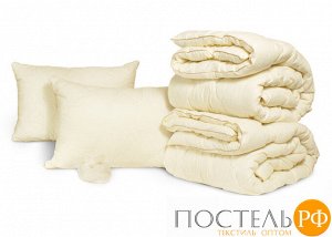 Набор PEACH Sheep wool (Одеяло 140х205 Теплое (2 шт) + подушки 50х70 (2 шт))