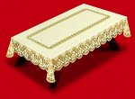 Скатерть 38780/100/4, прямоугольная, размер: 100см х 150см, цвет: ванильно-оливковый