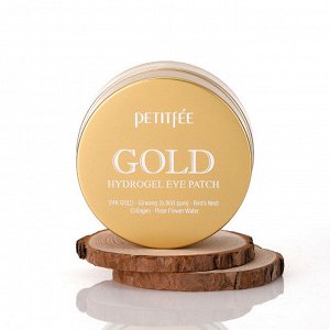 Petitfee Gold Hydrogel Eye Patch Гидрогелевые патчи для век с женьшенем и коллагеном