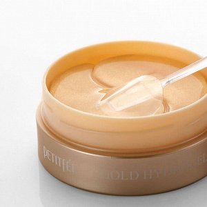 Petitfee Gold Hydrogel Eye Patch Гидрогелевые патчи для век с женьшенем и коллагеном