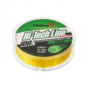 Леска Helios Hi-tech Line Nylon Green 0,50mm/100 (HS-NB 50/100)