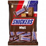 Конфеты шоколадные Сникерс Snickers Minis,180 г