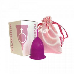 Чаша менструальная "Атлас Премиум", фиолетовая M LilaCup, 22 мл