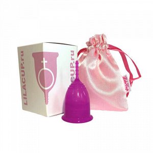 Чаша менструальная "Атлас Премиум", фиолетовая S LilaCup, 20 мл