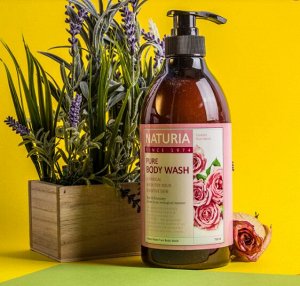 Гель для душа с ароматом розовой воды, жасмина и розмарина  PURE BODY WASH (Rose & Rosemary)