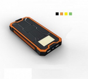 Noname Power Bank 10000 mAh укрепленный с солнечной зарядкой