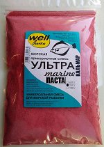 Прикормка Well Baits Ультрамарин сухая паста с кальмаром 250 гр