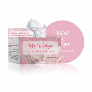 Misoli Rethinol&Collagen Hudrogel Eye patch Патчи с ретинолом и коллагеном 60гр(30шт)