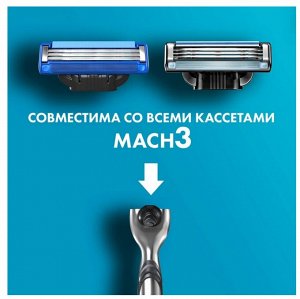 GILLETTE® MACH3 Бритва с 1 сменной кассетой