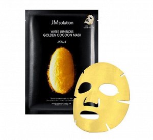 Тканевая маска "ЗОЛОТОЙ ШЕЛКОПРЯД" JM Solution Water Luminous Golden Cocoon Mask, ,