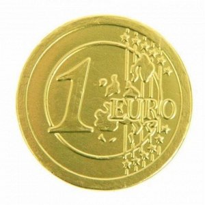 Силиконовый молд монета "Один евро"