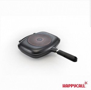 Двойная сковорода гриль "Happycall IH Synchro (съемный) Double Pan - Jumbo Grill"