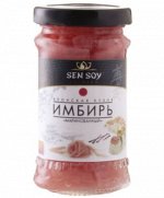 Имбирь СэнСой 145г премиум маринованный ст/бут