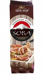 Сэнсой-лапша Soba 300г гречневая