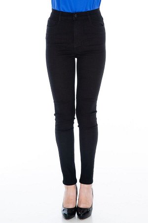 K1439-7--Зауженные черные джинсы р.29 30