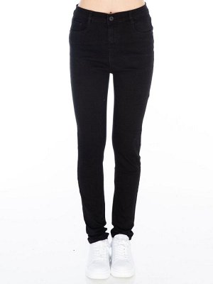 M337--Зауженные черные джинсы p.30,31